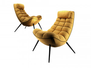 sofa form armchair lulea 3D Model