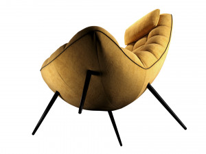 sofa form armchair lulea Model 3D