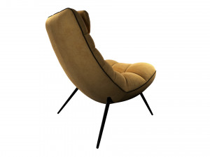 sofa form armchair lulea Model 3D
