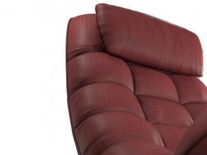 sofa form armchair lulea Model 3D