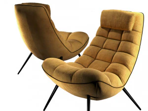 sofa form armchair lulea 3D Model