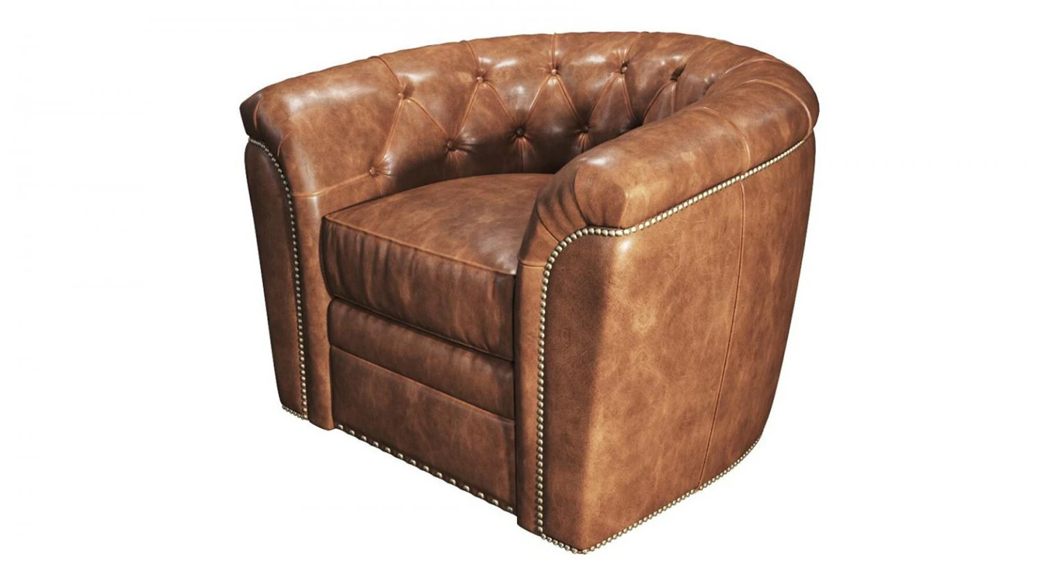 ripley swivel club chair 3D Model .c4d .max .obj .3ds .fbx .stl .blend