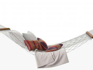 knitted hammock 3D Model