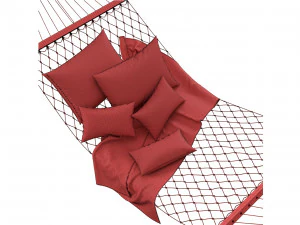 knitted hammock 3D Model
