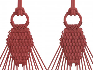 knitted hammock 3D 模型
