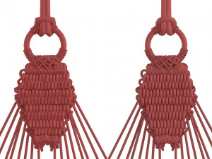 knitted hammock 3D Model