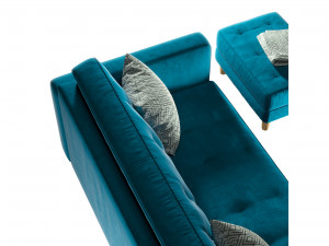 sofa form sofa eiffel pouf trocadero 3Dモデル