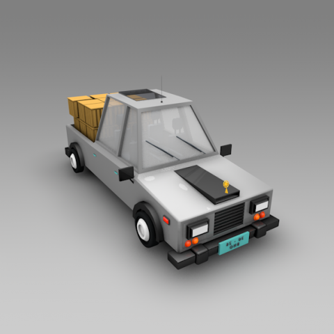 car Modelo 3D .c4d .max .obj .3ds .fbx .stl .blend 