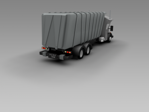 low poly truck vr Modelo 3D