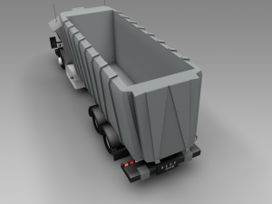 low poly truck vr Modelo 3D