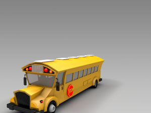 school bus Model 3D