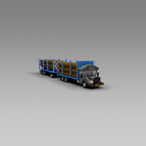 truck low 3Dモデル .c4d .max .obj .3ds .fbx .stl .blend 