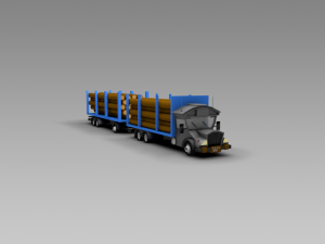 truck low Modèle 3D