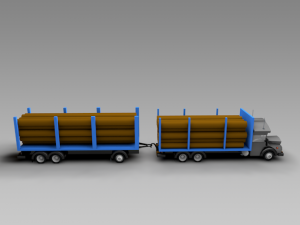 truck low 3Dモデル