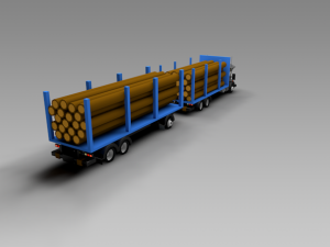truck low 3Dモデル