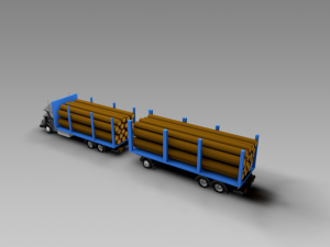 truck low 3Dモデル