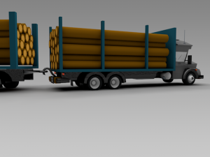 truck low 3Dモデル