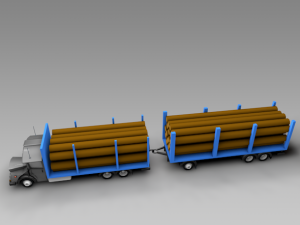 truck low 3Dモデル