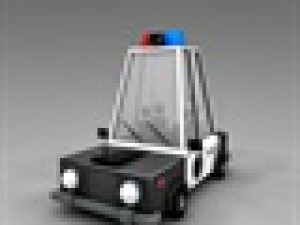 police car 3Dモデル