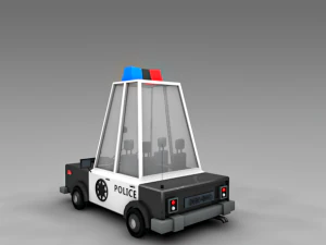police car 3D Model