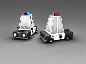police car 3D Model