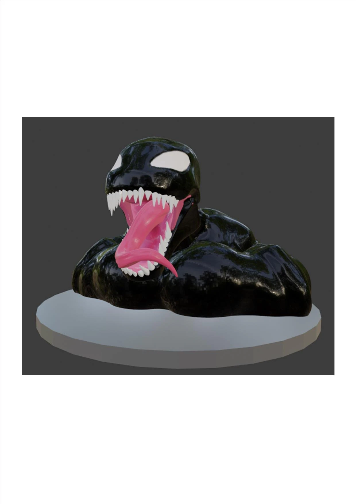 venom 3D Print Model .c4d .max .obj .3ds .fbx .stl .blend 