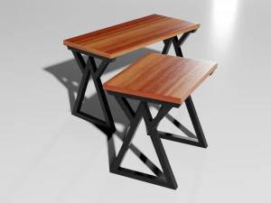 tables triangle 3D Model