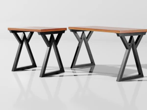tables triangle 3D Model