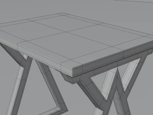 tables triangle 3D Model