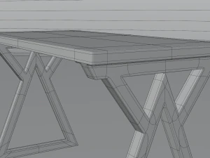 tables triangle 3D Model