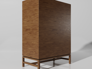 forde tallboy dresser 3D 모델