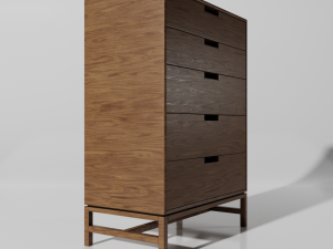forde tallboy dresser 3D 모델
