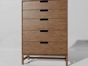 forde tallboy dresser 3D 모델