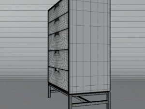 forde tallboy dresser 3D 모델