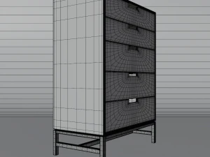 forde tallboy dresser 3D Model