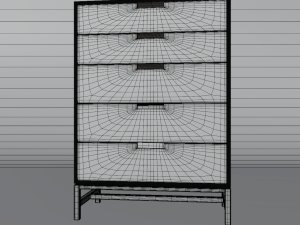 forde tallboy dresser 3D 모델