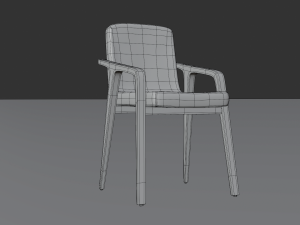 chair lolita Modèle 3D