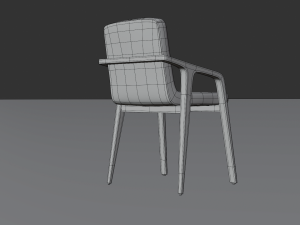 chair lolita Modèle 3D