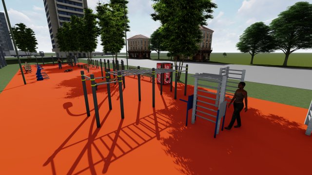 workout Modelo 3D .c4d .max .obj .3ds .fbx .stl .blend 
