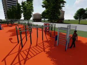 allenamento Modello 3D