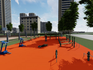workout Modelo 3D