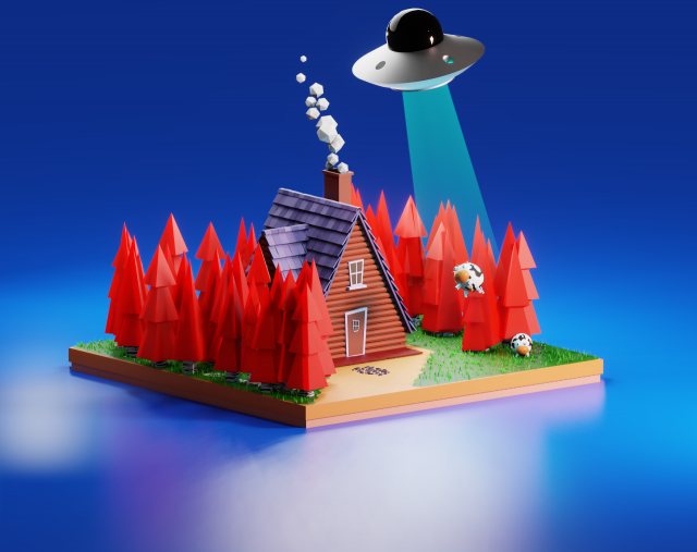forest house Modelo de impresión 3D .c4d .max .obj .3ds .fbx .stl .blend 