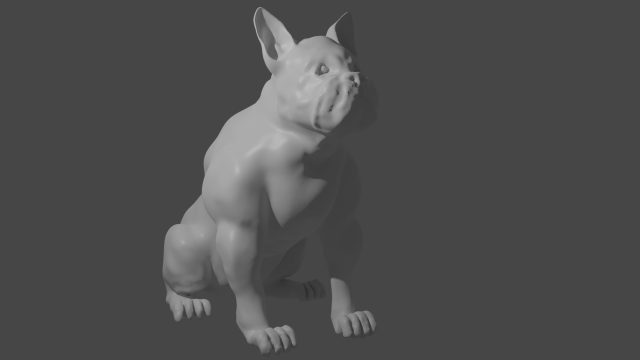 bulldog 3D मॉडल .c4d .max .obj .3ds .fbx .stl .blend 