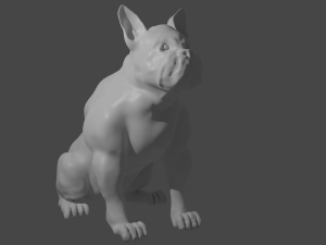bulldog 3Dモデル