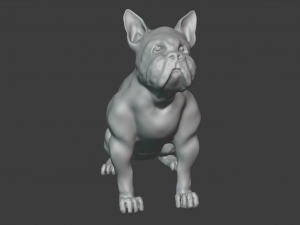 bulldog 3D मॉडल
