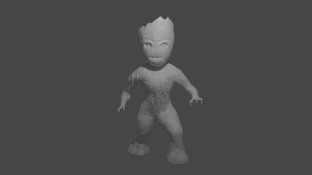 groot Model 3D .c4d .max .obj .3ds .fbx .stl .blend 