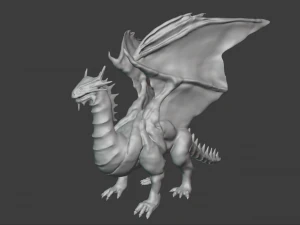ドラゴン 3Dモデル