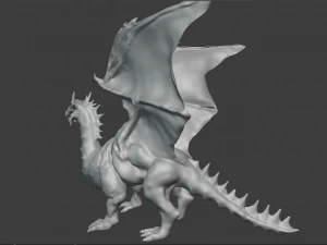 ドラゴン 3Dモデル