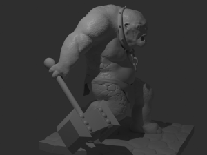 troll 3D 模型