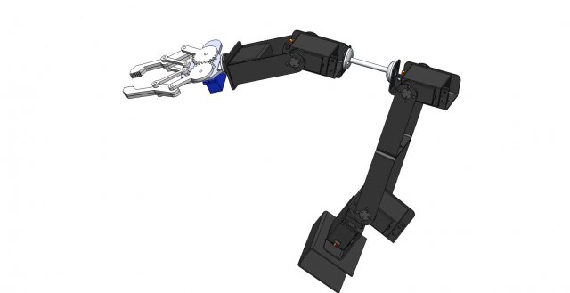 robotic arm 3D Baskı Modeli .c4d .max .obj .3ds .fbx .stl .blend 